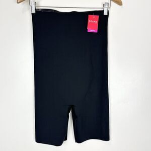 SPANX Very Black Thinstincts High-Waisted Mid-Thigh Shapewear Size XL NWT